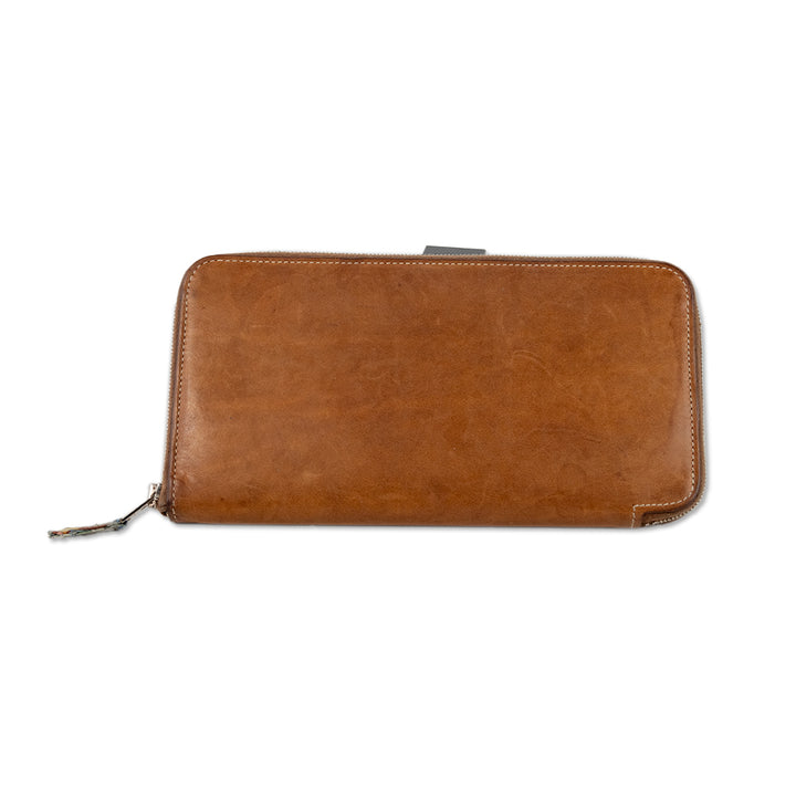 Hermès Silk
In Classique Long Brown Calfskin Wallet