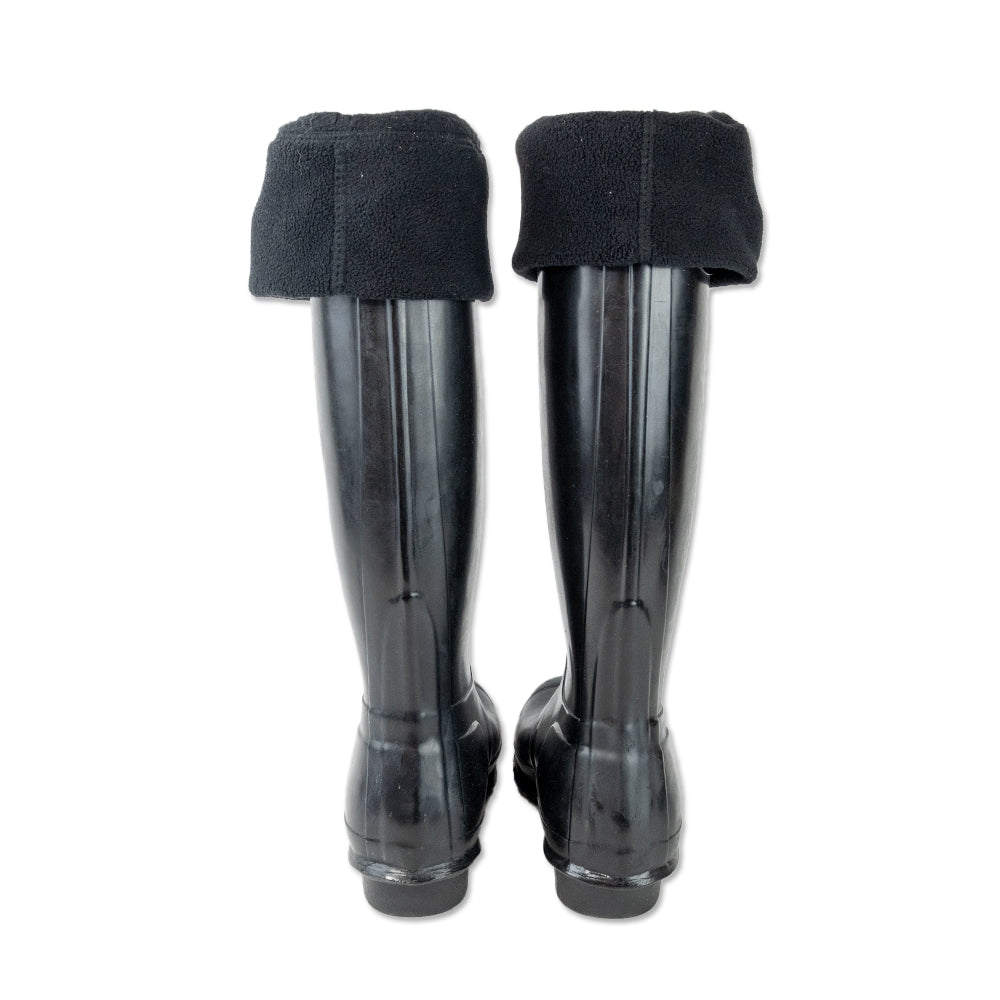 Hunter Black Tall Rain Boots