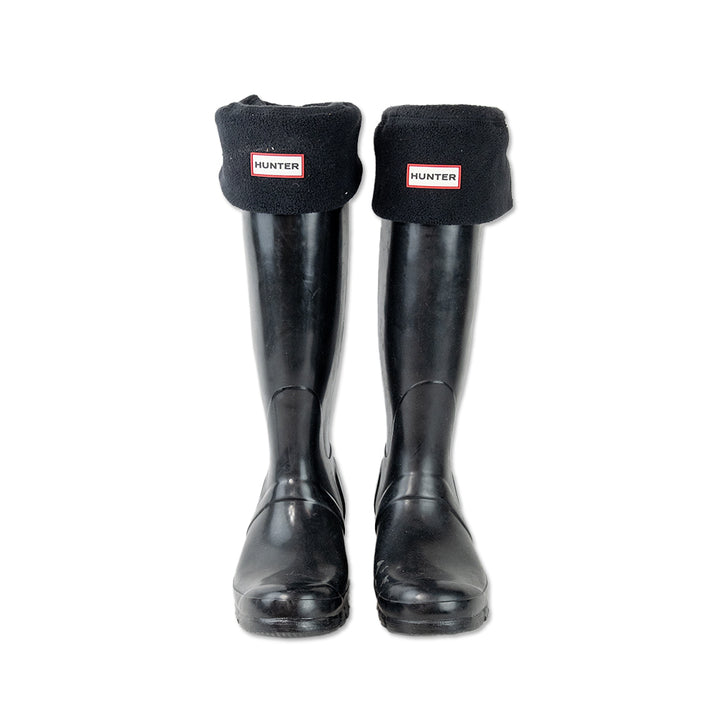 Hunter Black Tall Rain Boots