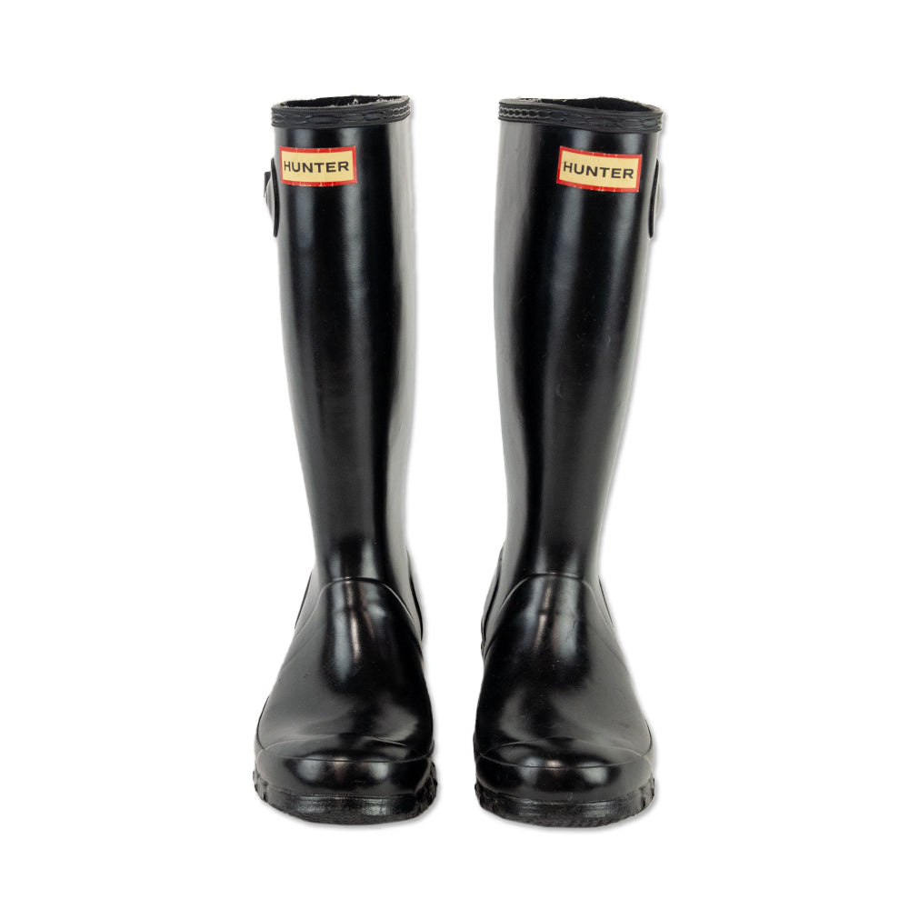 Hunter Original Classic Black Gloss Rain Boots