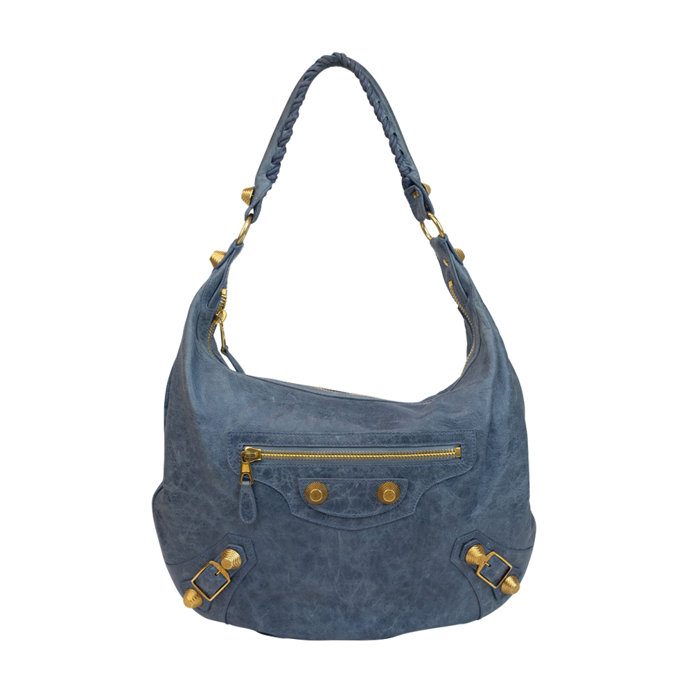 Balenciaga Blue Motocross Giant 21 Hobo BagBalenciaga Blue Motocross Giant 21 Hobo Bag