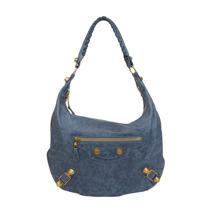 Balenciaga Blue Motocross Giant 21 Hobo BagBalenciaga Blue Motocross Giant 21 Hobo Bag