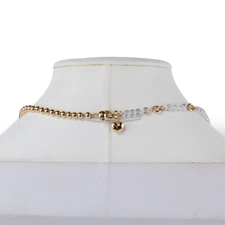 Jenny Bird Gold and Clear Pia Chocker