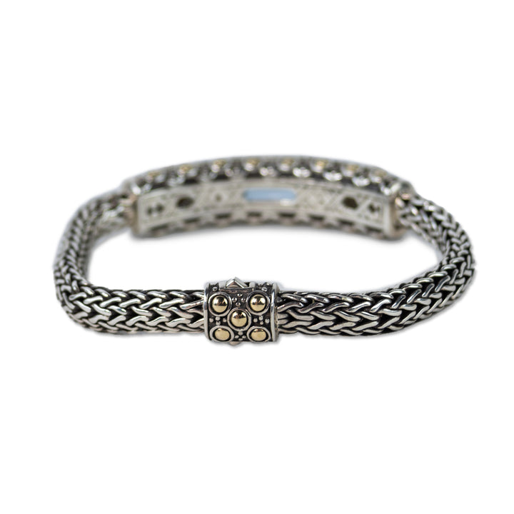 John Hardy Blue Topaz 
Diamond Jaisalmar Bracelet