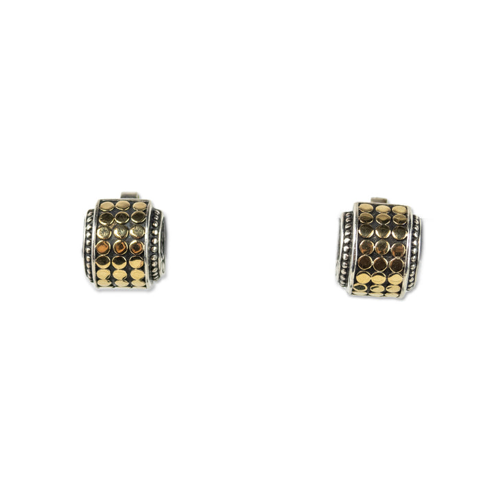 John Hardy Two-Tone Dot Hi-Way Stud Earrings