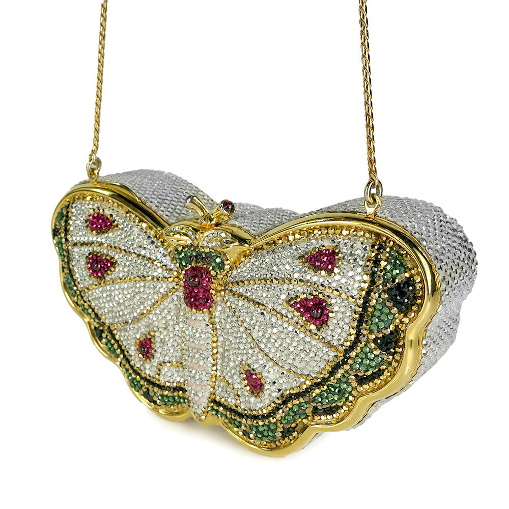 Judith Leiber Crystal Embellished Butterfly Clutch