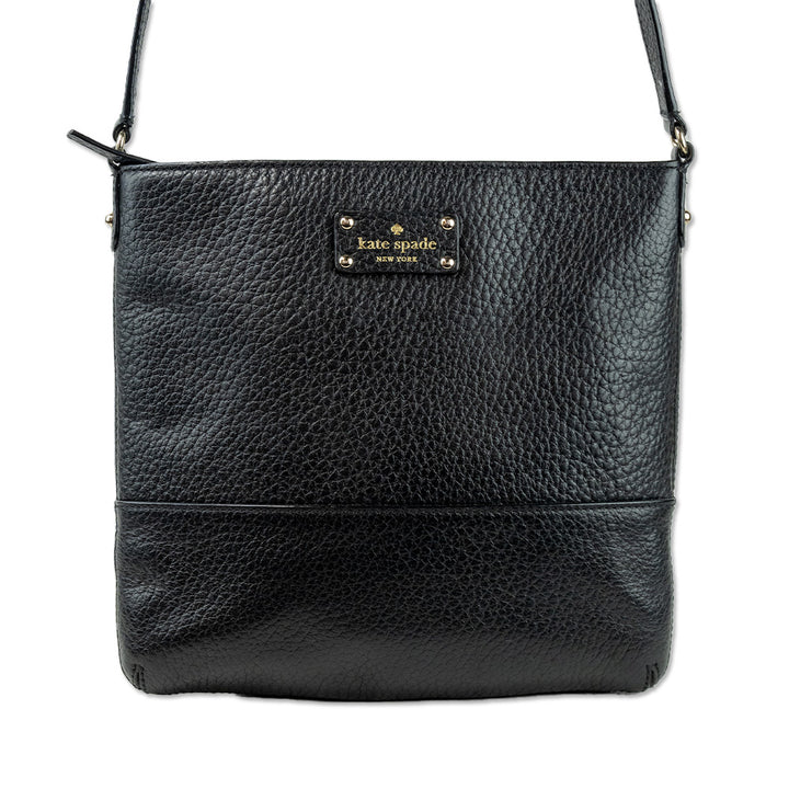 Kate Spade Black Leather Crossbody Bag