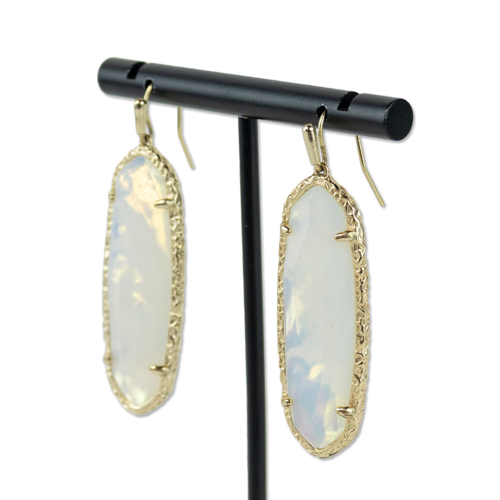 Kendra Scott Mother-of-Pearl Oval Drop Earrings