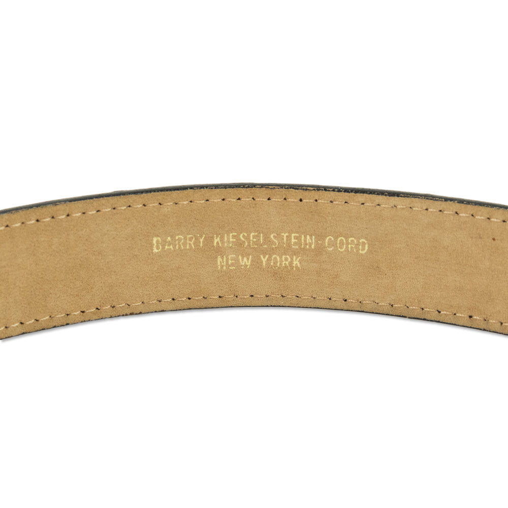 Kieselstein-Cord Interchangeable Black Leather Belt