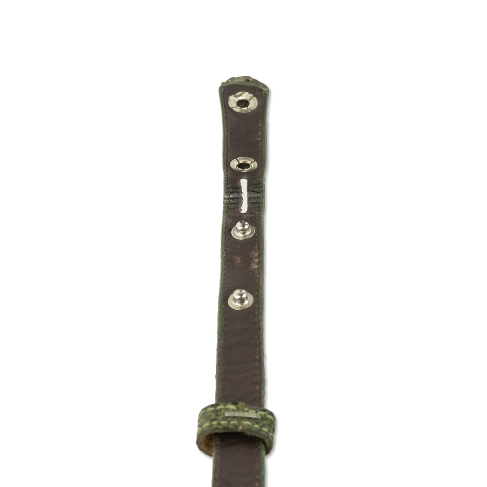 Kieselstein-Cord Interchangeable Thin Green Lizard Skin Belt