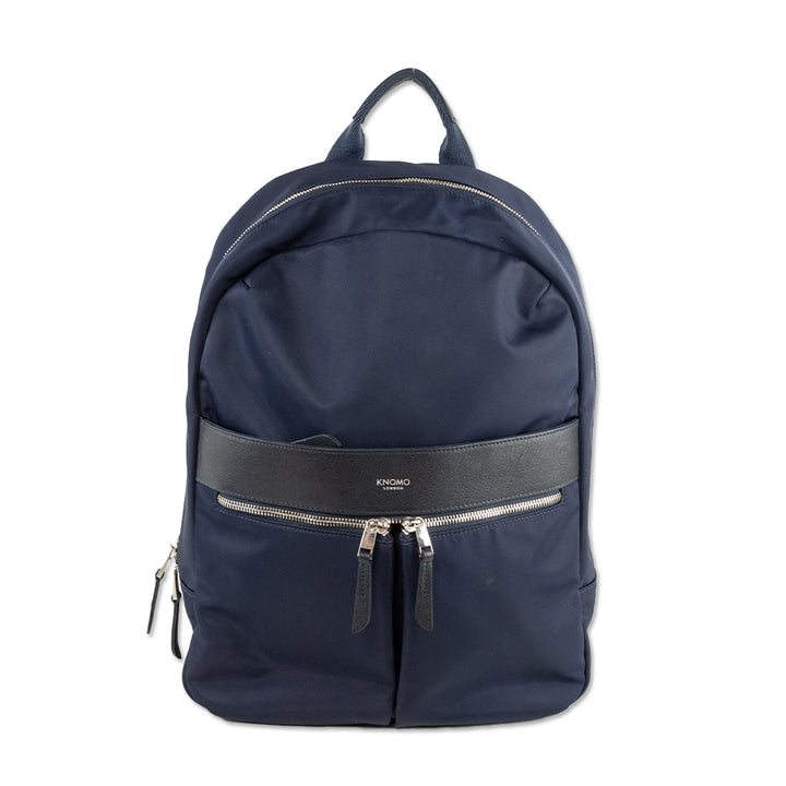 Knomo Navy Nylon Backpack