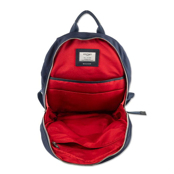 Knomo Navy Nylon Backpack