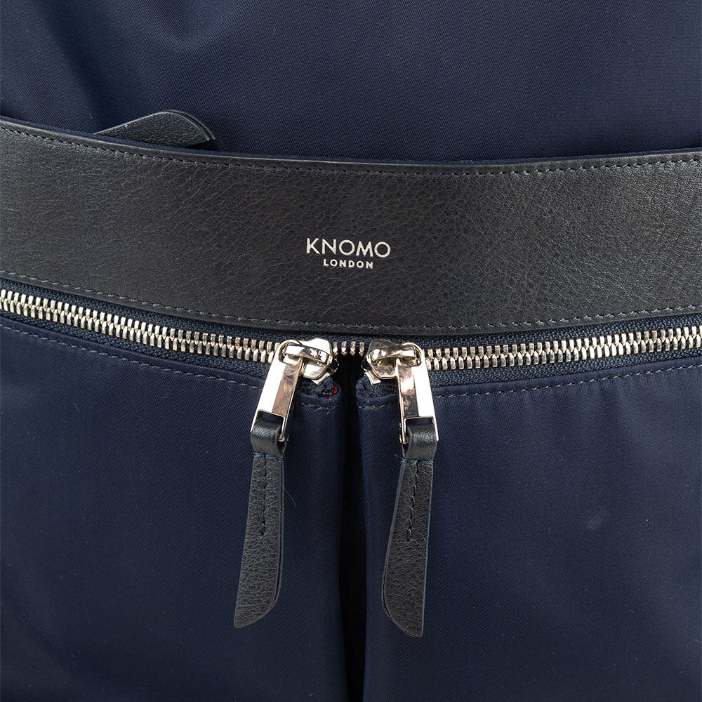 Knomo Navy Nylon Backpack