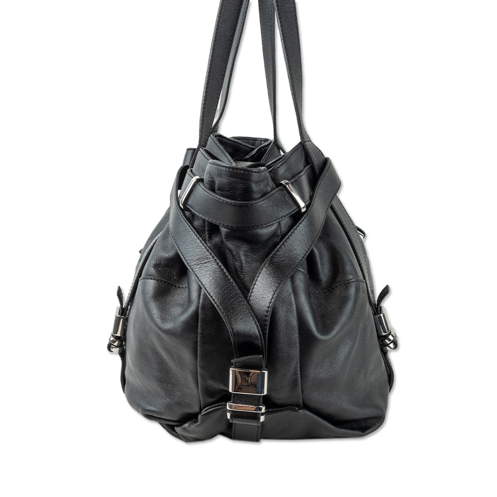 L.K. Bennett Black Leather Tote