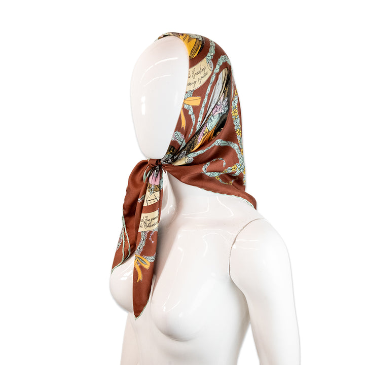 Lesley King Silk Printed Scarf