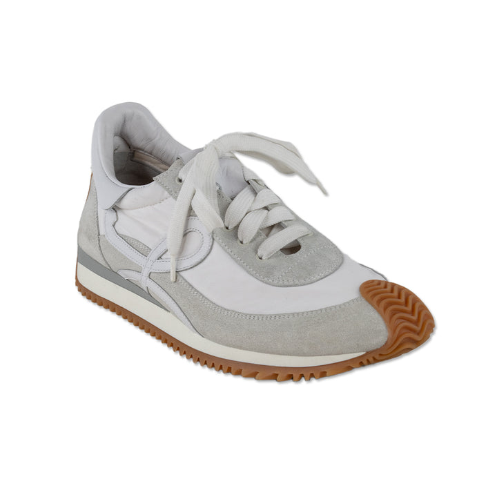 Loewe Flow Retro Runner Sneakers in Pale Blue and White