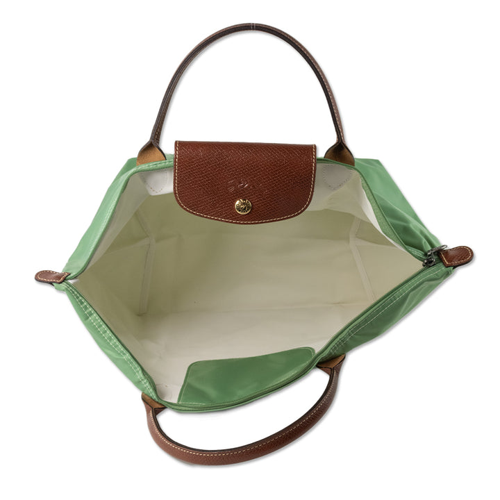 Longchamp Green Nylon Medium Le Pliage Tote