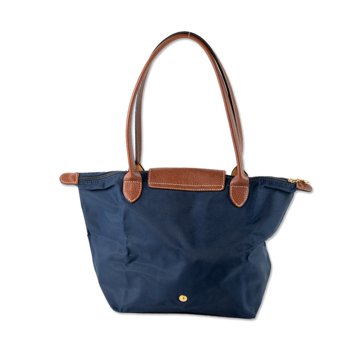 Longchamp Navy Nylon Small Le Pliage Tote