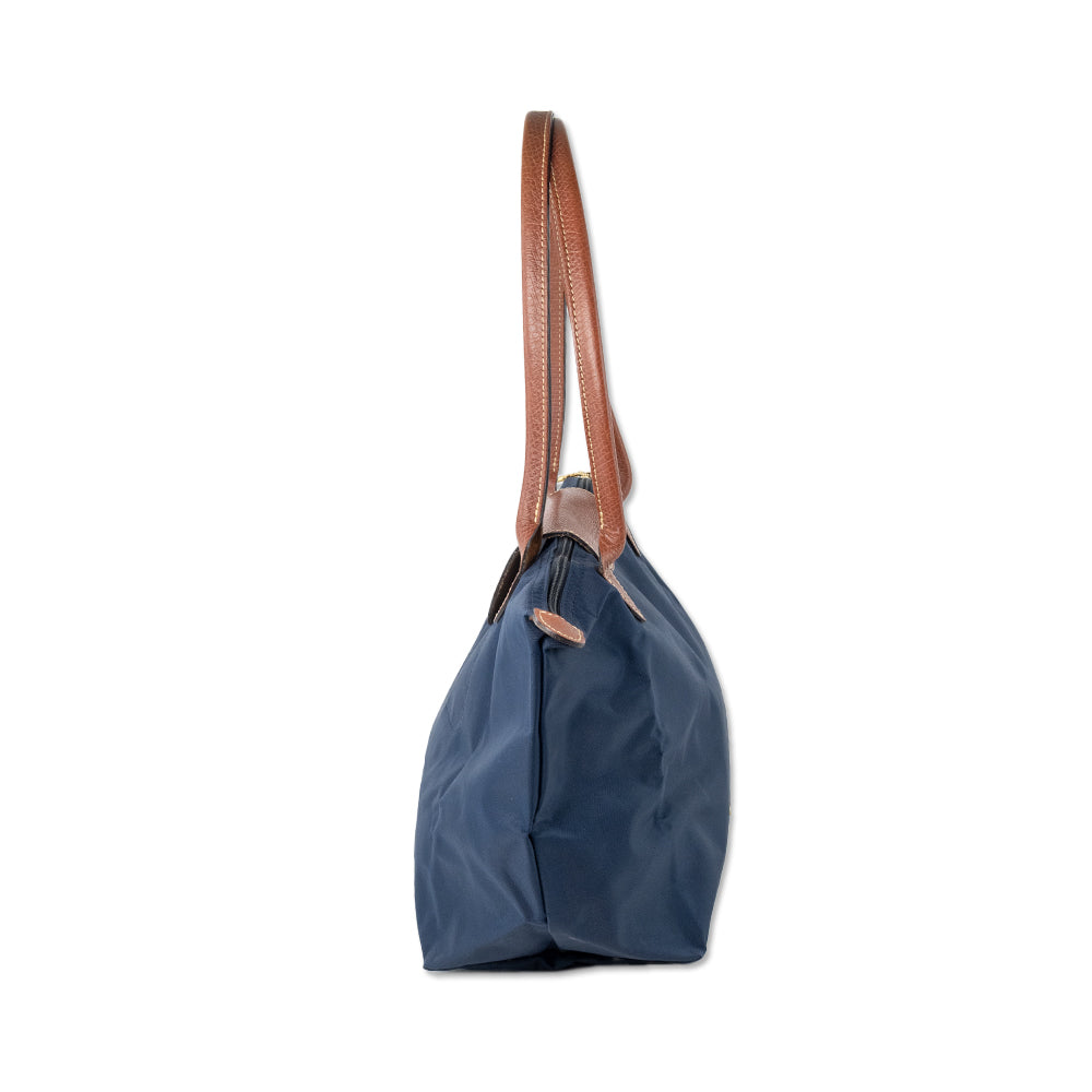 Longchamp Navy Nylon Small Le Pliage Tote