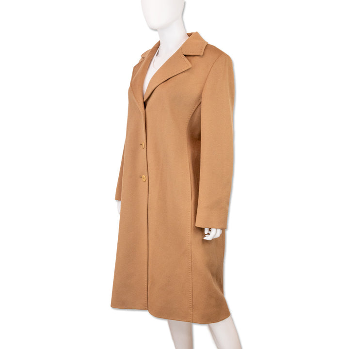 Loro Piana Brown Wool Overcoat