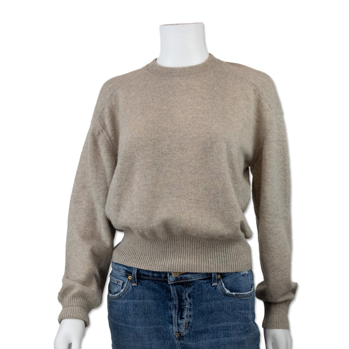 LouLou Studios Beige Cashmere Knit Sweater