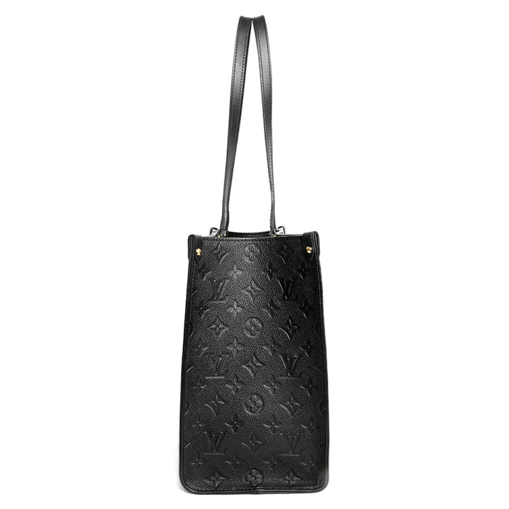 Louis Vuitton Black Giant Monogram Empreinte OnTheGo MM Tote Bag