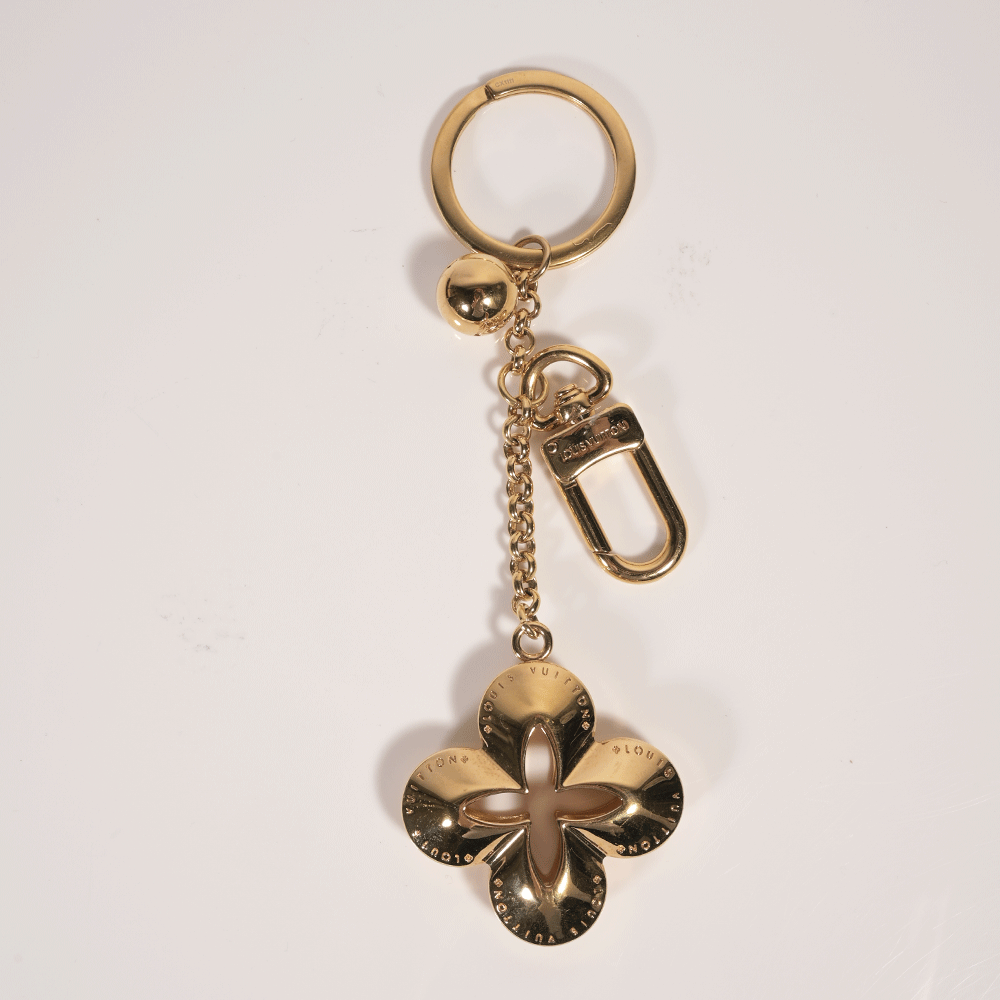 Louis Vuitton Gold Eclipse Key Chain Bag Charm