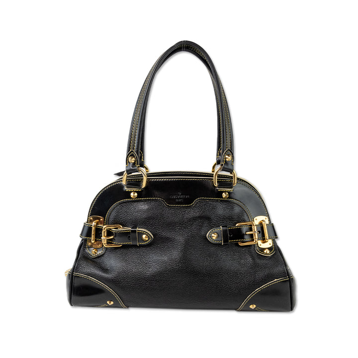 Louis Vuitton Black Leather Suhali Le Radieux