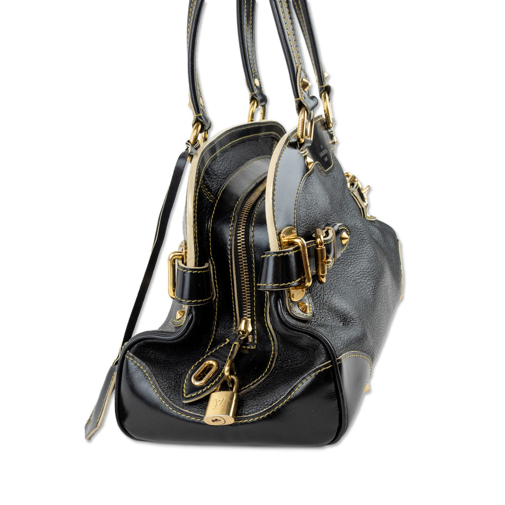 Louis Vuitton Black Leather Suhali Le Radieux