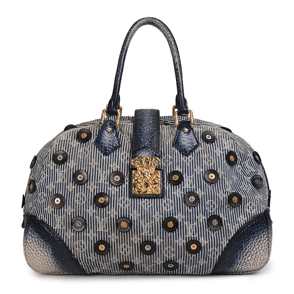 Louis Vuitton Denim Polka Dot Trunks and Bags Bowly Bag