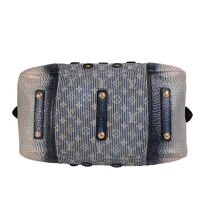 Louis Vuitton Denim Polka Dot Trunks and Bags Bowly Bag