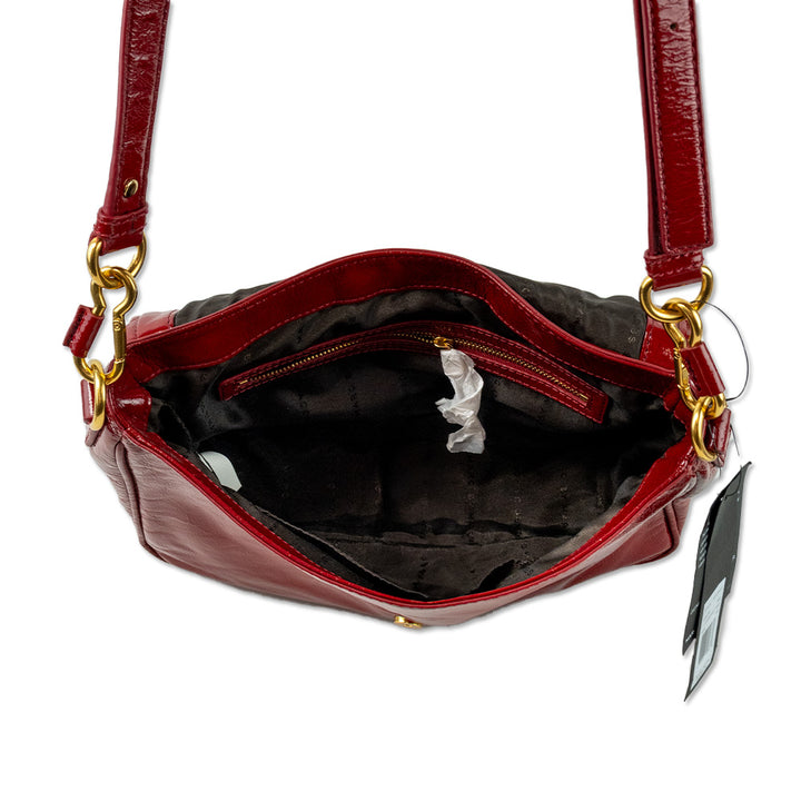 Marc By Marc Jacobs Red Patent Leather Crossbody Bag