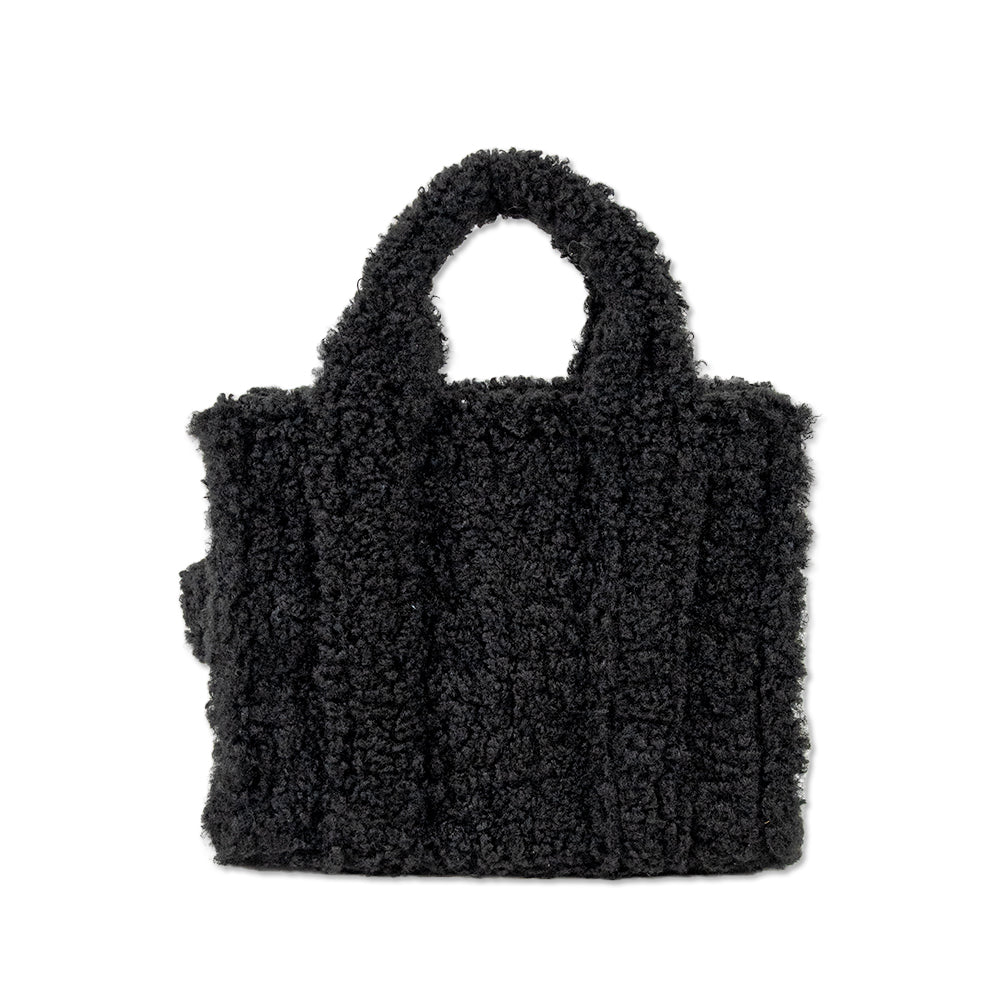 Marc Jacobs "The Tote Bag
 in Black Faux Shearling