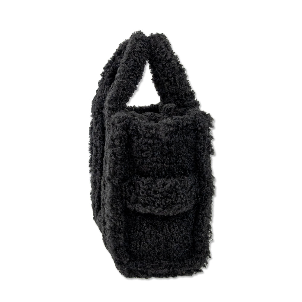 Marc Jacobs "The Tote Bag
 in Black Faux Shearling