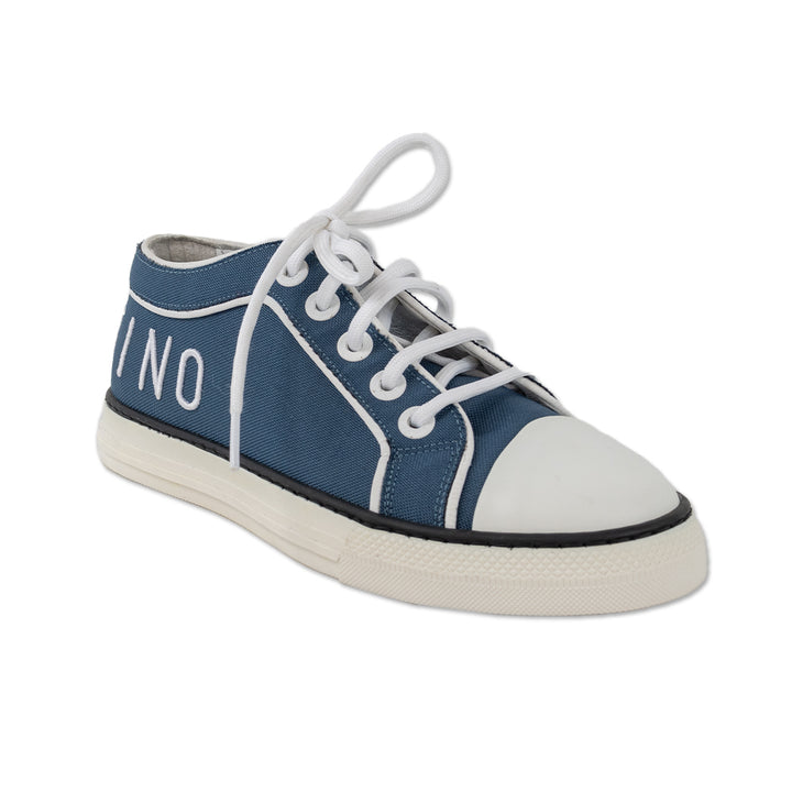 Mario Valentino Blue Low-Top Sneakers