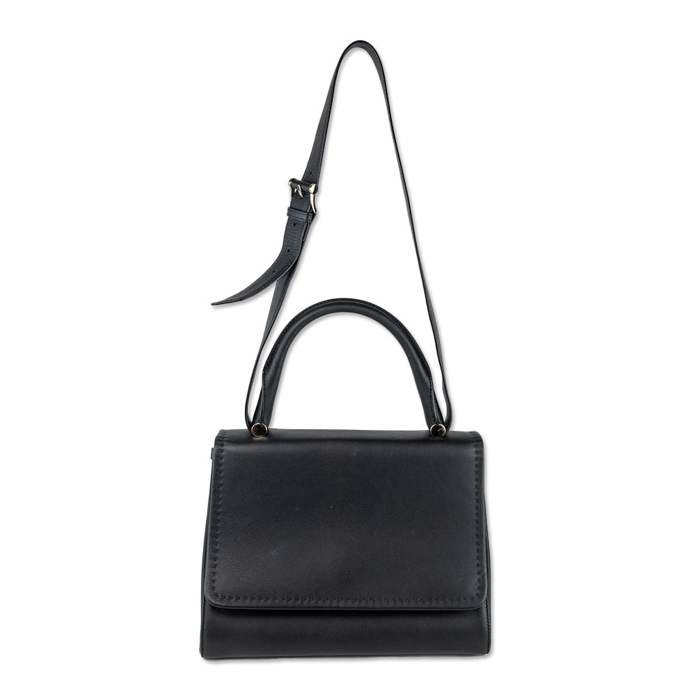 Max Mara Black Leather Ottelia J Satchel