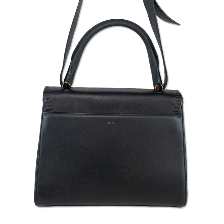 Max Mara Black Leather Ottelia J Satchel