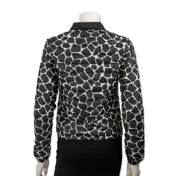 Moncler Duras Giraffe Print Down Puffer Jacket