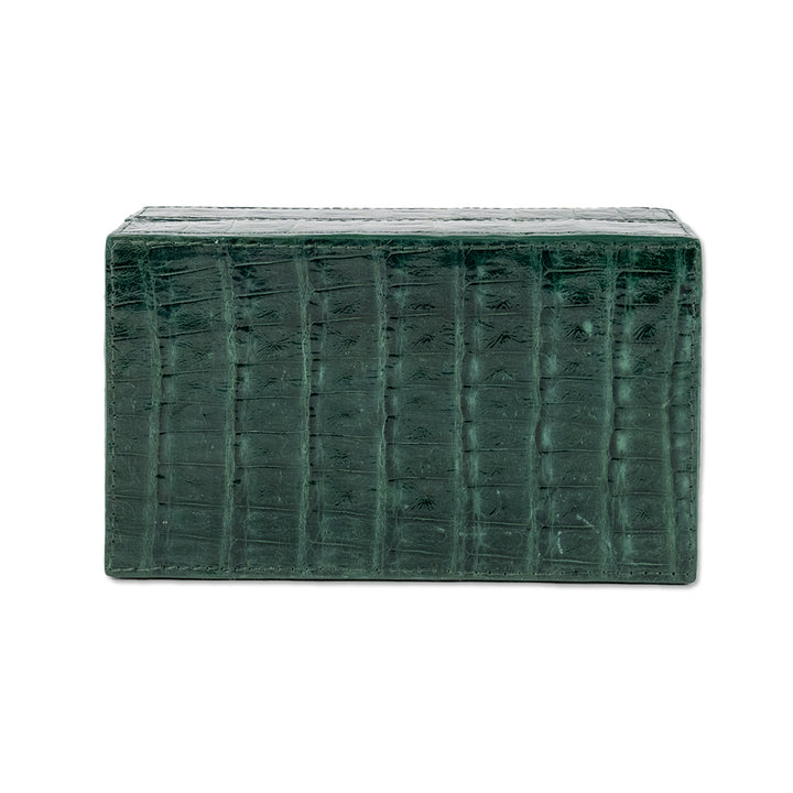 Nancy Gonzalez Emerald Green Rectangle Crocodile Clutch