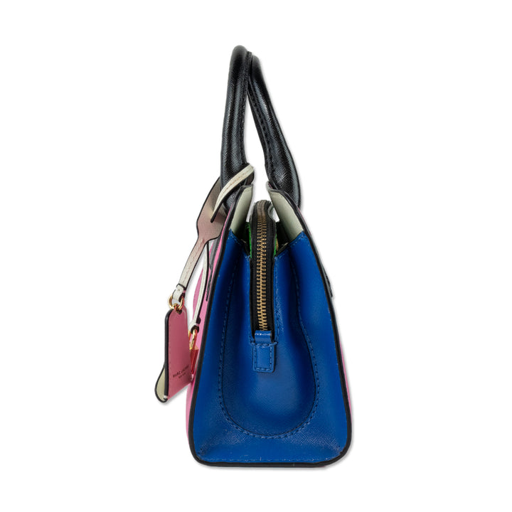 Marc Jacobs Leather Color Block Top Handle Tote