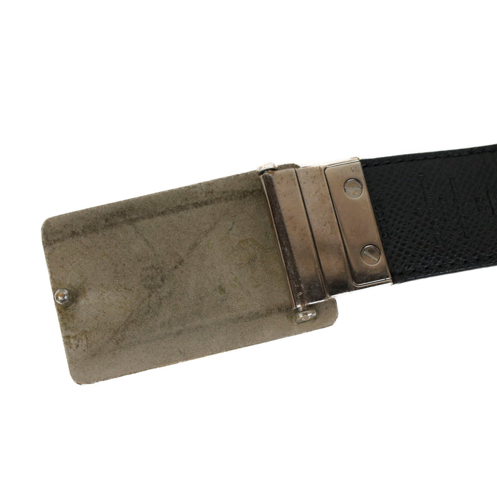 Louis Vuitton Black Damier Graphite Belt