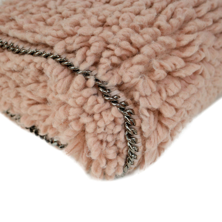 Stella McCartney Blush Faux Shearling Falabella Tote Bag