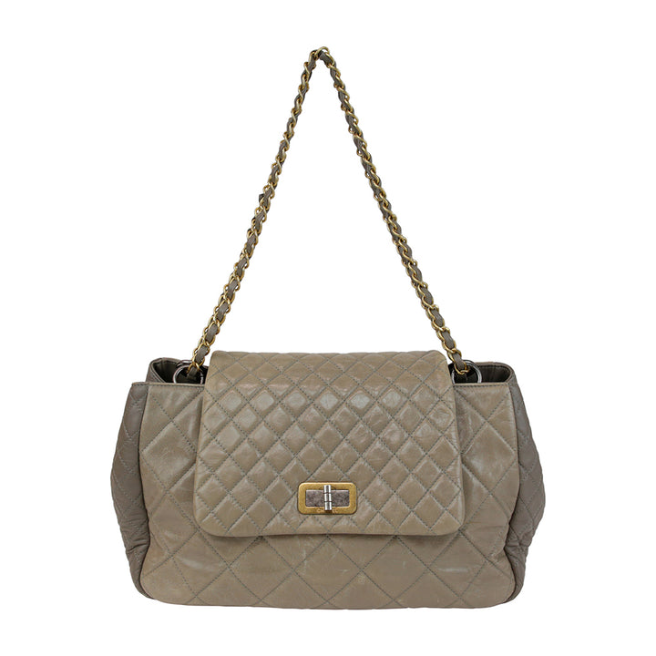 Chanel Gray Reissue Accordion Flap Bag