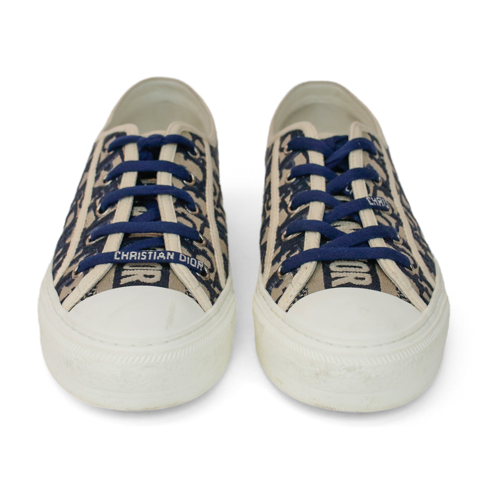 Christian Dior Walk
N
Dior Navy Oblique Embroidered Sneakers