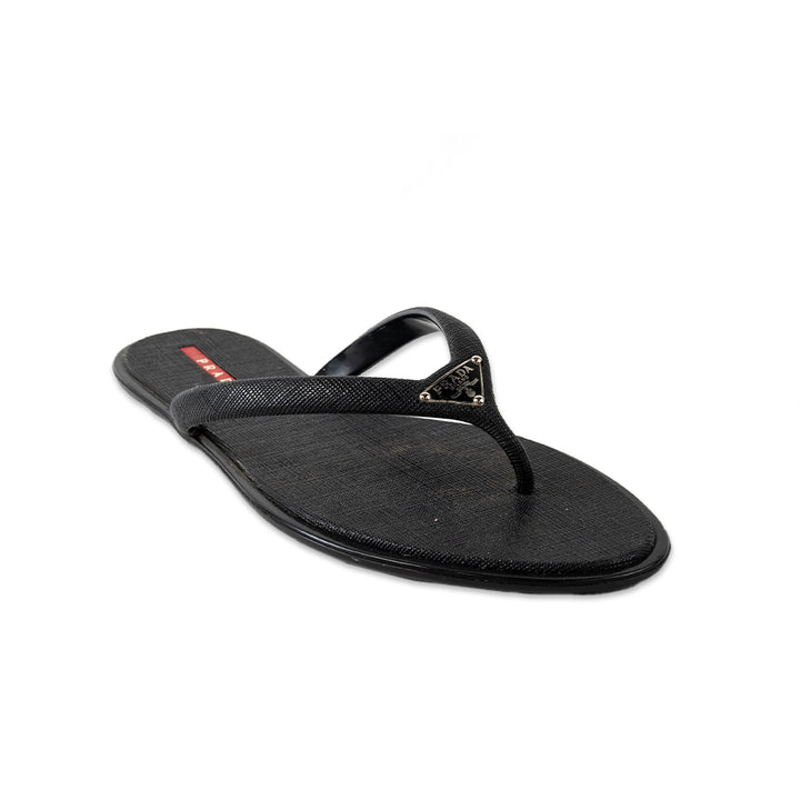 PRADA SPORT LOGO THONG SANDALS