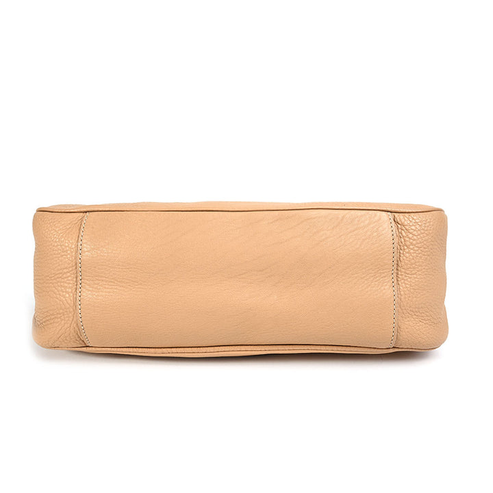 Prada Beige Vitello Daino Shoulder Bag