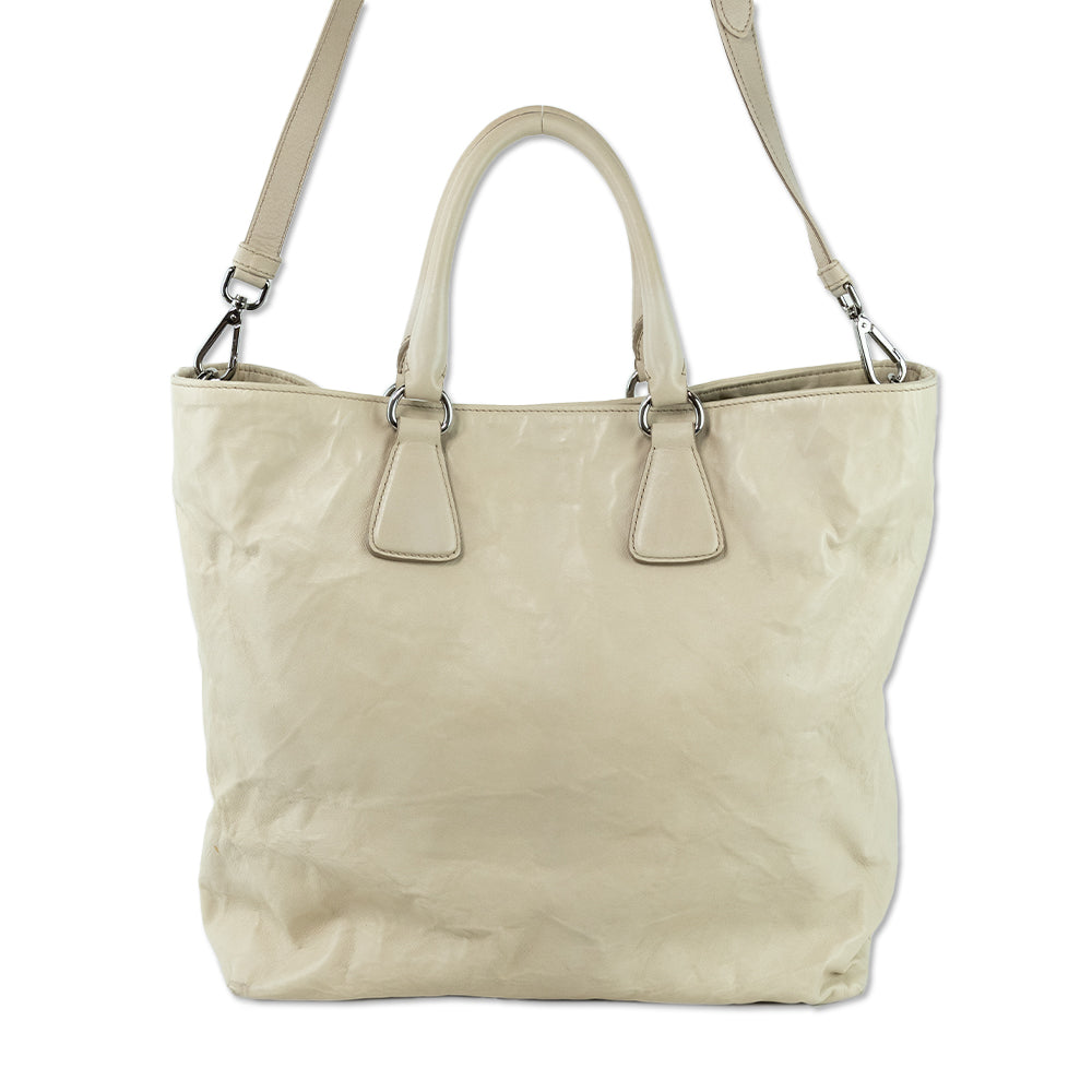 Prada Nappa Antique Shopping Tote