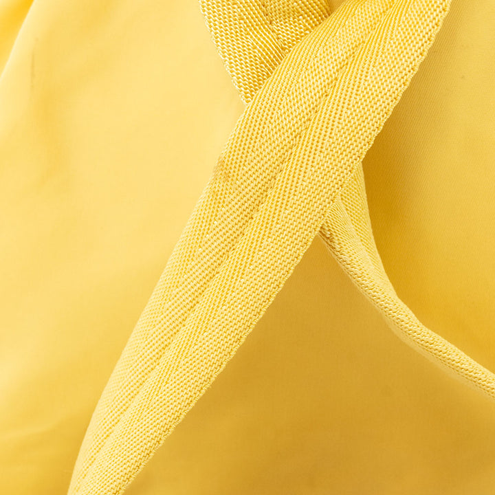 Prada Yellow Nylon Drawstring Backpack