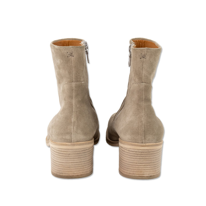 Rag 
Bone Beige Suede Square Toe Ankle Boots