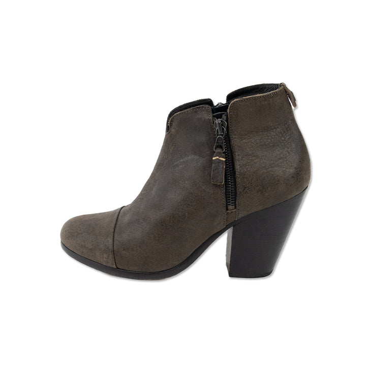 Rag and Bone Distressed Brown Leather Ankle Boots